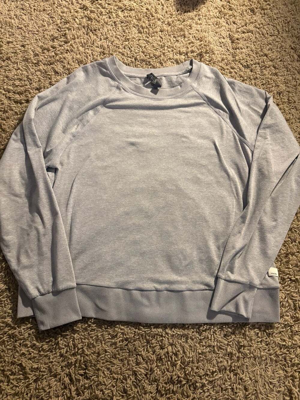 Vuori Halo crew M in heather gray